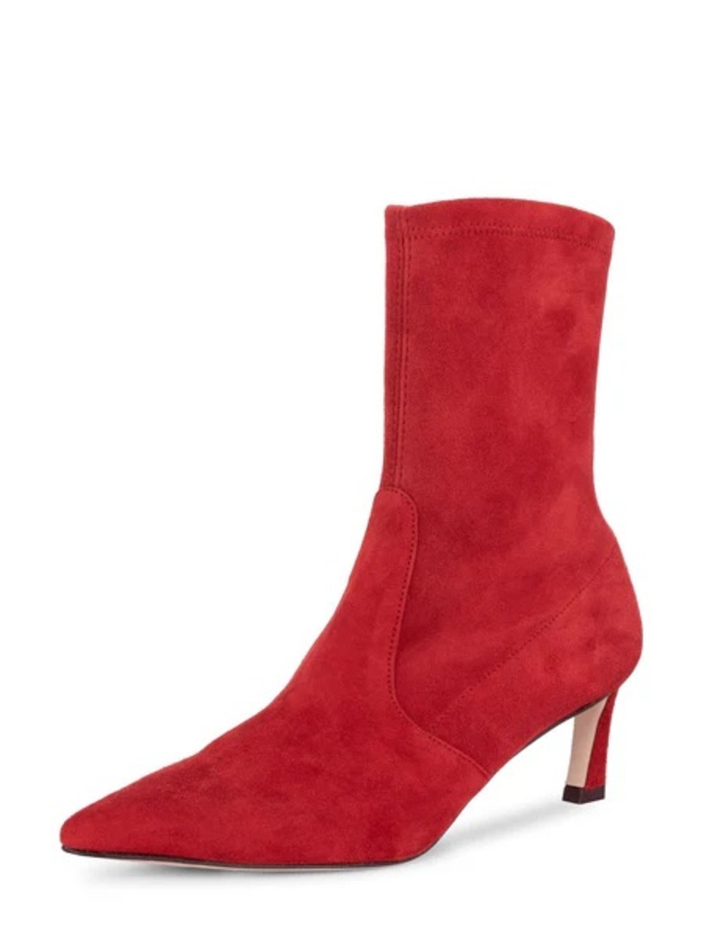 Stuart Weitzman Suede Cling Sock Boot